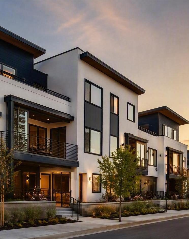 New residences under construction in the United States
